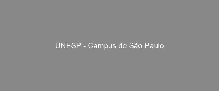 Provas Anteriores UNESP - Campus de São Paulo